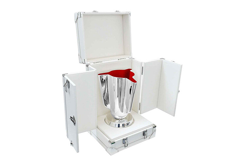 marc newson references flight & weightlessness in the prada cup trophy