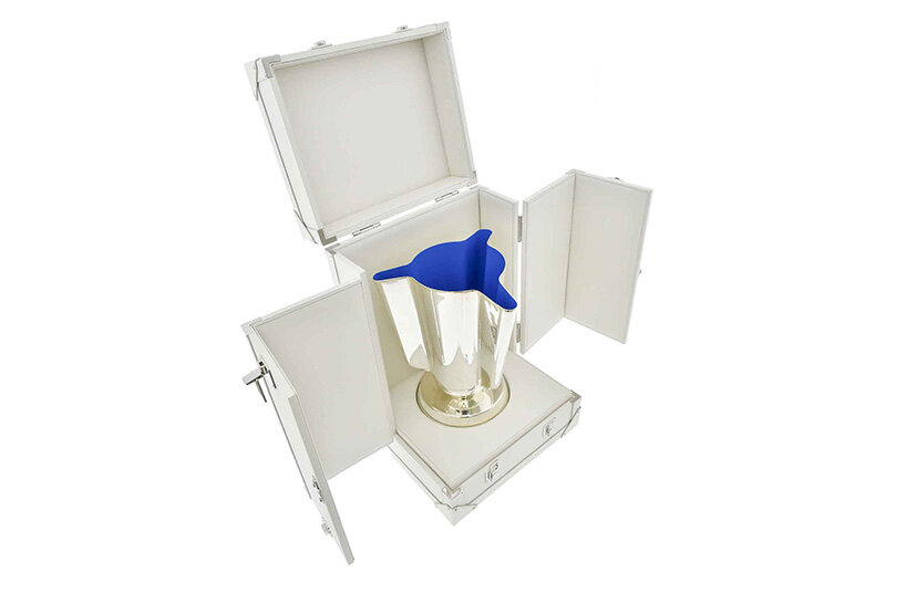 marc newson references flight & weightlessness in the prada cup trophy