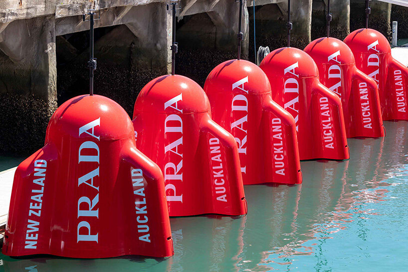 marc newson references flight & weightlessness in the prada cup trophy