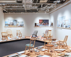the windsor chair: historical models + experimental redesigns at ATELIER MUJI GINZA