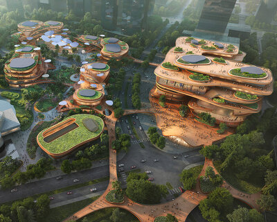 MVRDV breaks ground on shenzhen terraces: a stacked, sustainable mixed-use hub