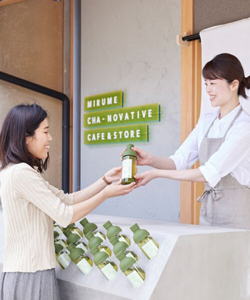 'asa bottle' is a new eco-friendly green tea take away service in japan