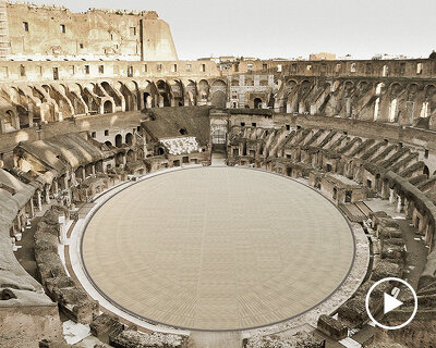 colosseum reconstruction winner proposal introduces reversible arena floor