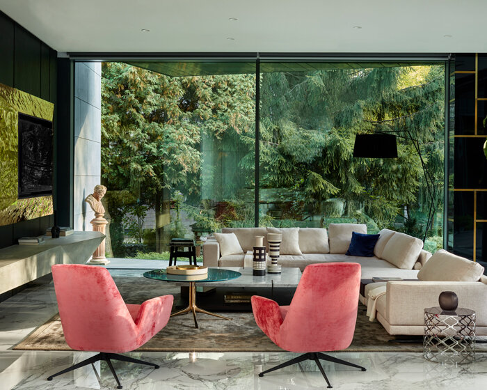 marble floors and brass finishes complete opulent 'silver pine' villa in moscow
