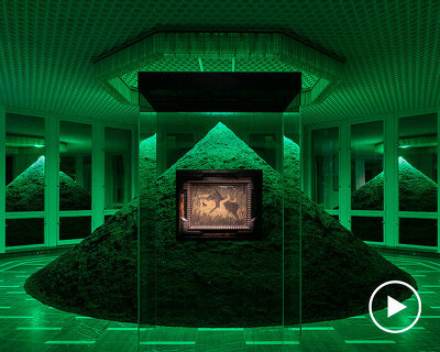 schinkel pavillon surveys surreal landscapes and futuristic scenarios that reflect on today's eco-catastrophe