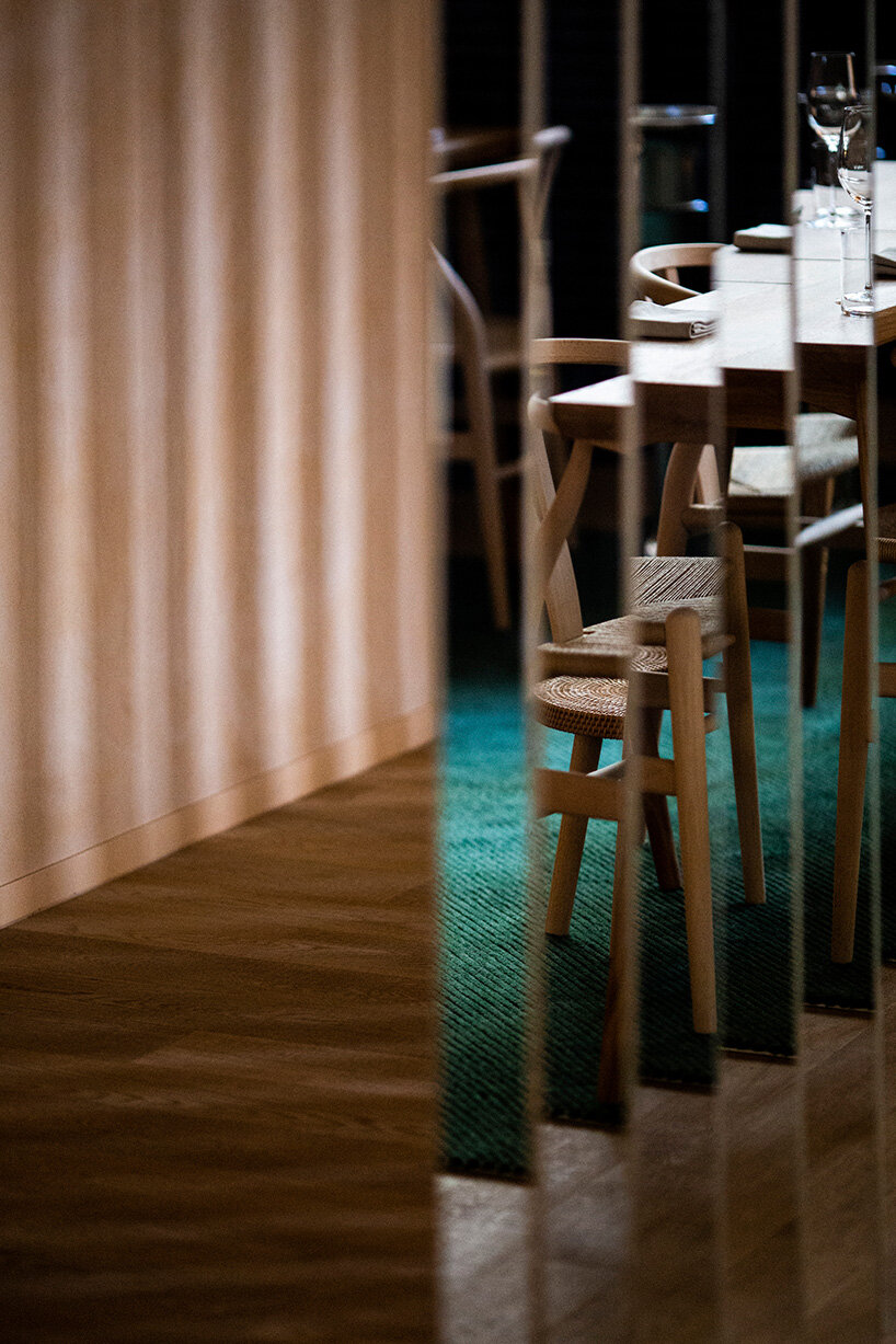 snøhetta plays with warm and cold hues in hong kong's whey restaurant