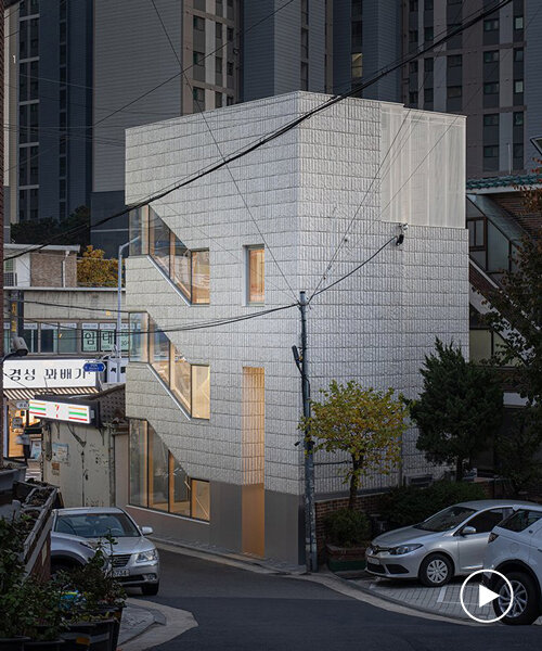 stpmj architects renovates old residential building into a minimal press company in seoul