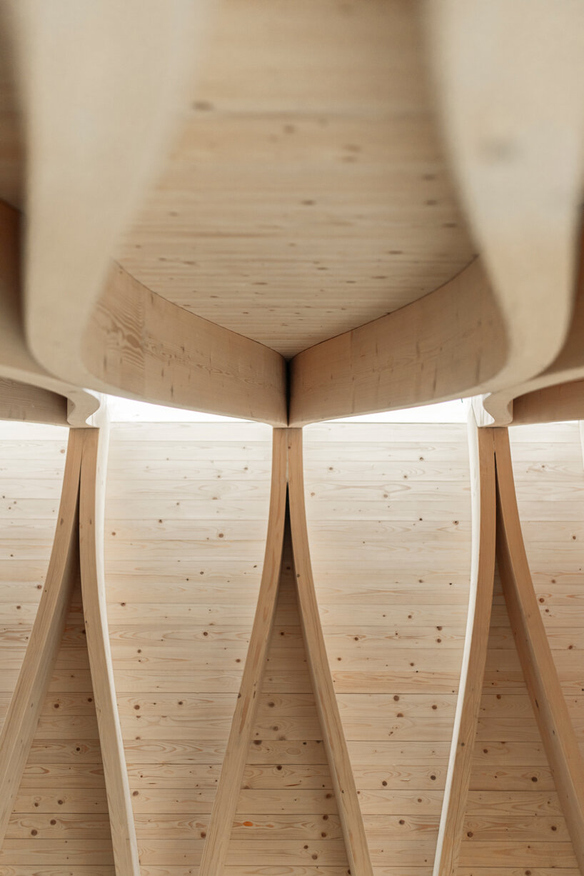 tervajärvi forest chapel in finland demonstrates the beauty of timber detailing