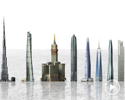 this video reveals the true scale of the world's tallest buildings