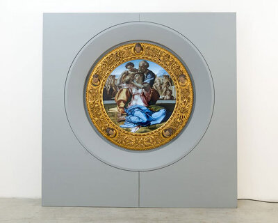 the uffizi gallery sells michelangelo's doni tondo painting as digital artwork