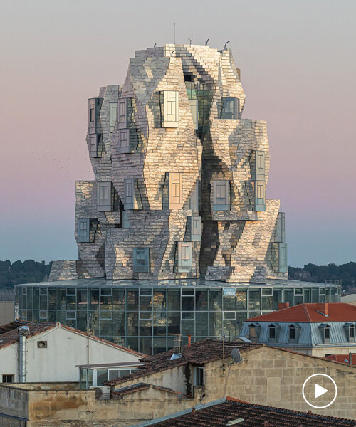 frank gehry's rippling, stainless steel LUMA arles opens to the public