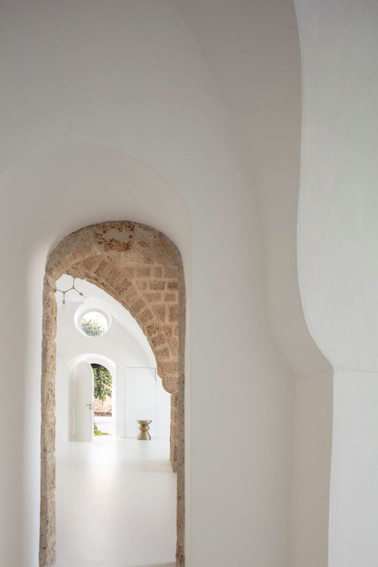 tipo949 hybridizes modern dwelling with ancient stonework of old jaffa