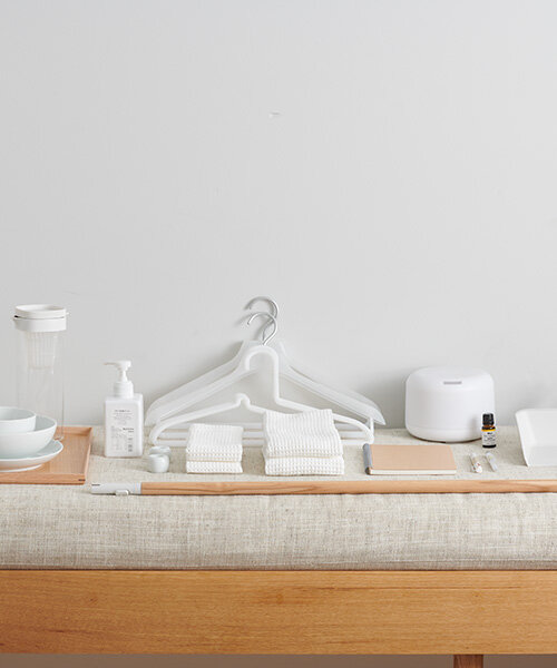 in anticipation of a summer travel boom, MUJI teams up with airbnb for host essentials kits