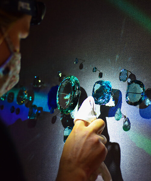 a sparkling showcase is unearthed at the american museum of natural history's redesigned halls of gems and minerals