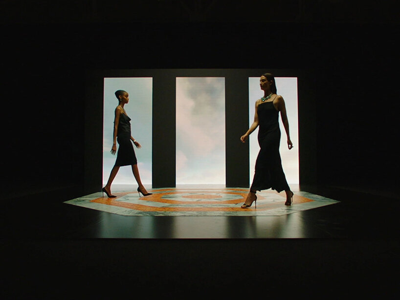 AMO creates set design and video art direction for Bvlgari's