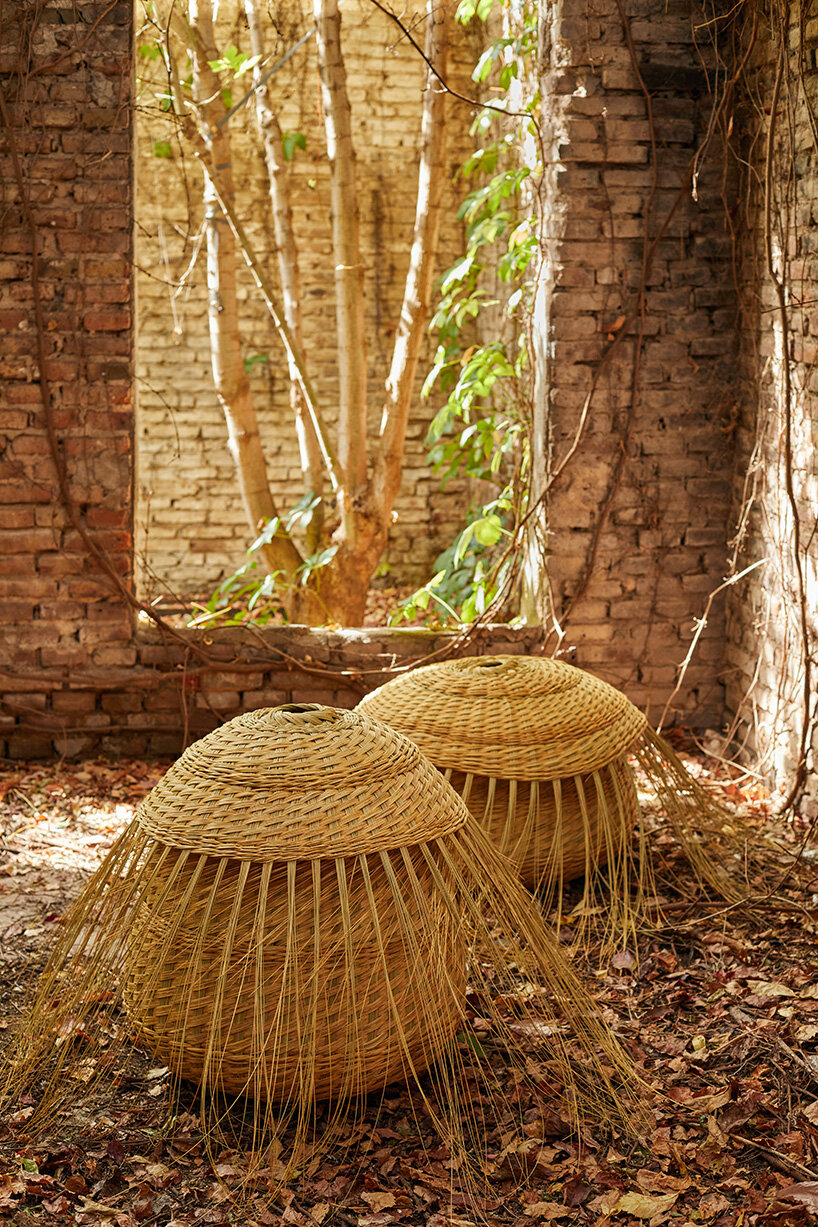 argentinian pavilion presents traditional woven installations at the london design biennale