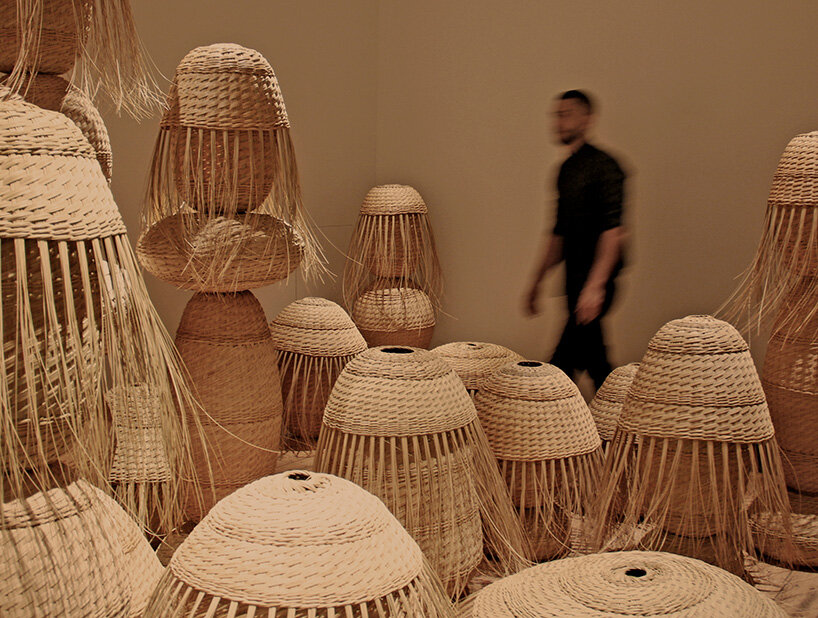 argentinian pavilion presents traditional woven installations at the london design biennale
