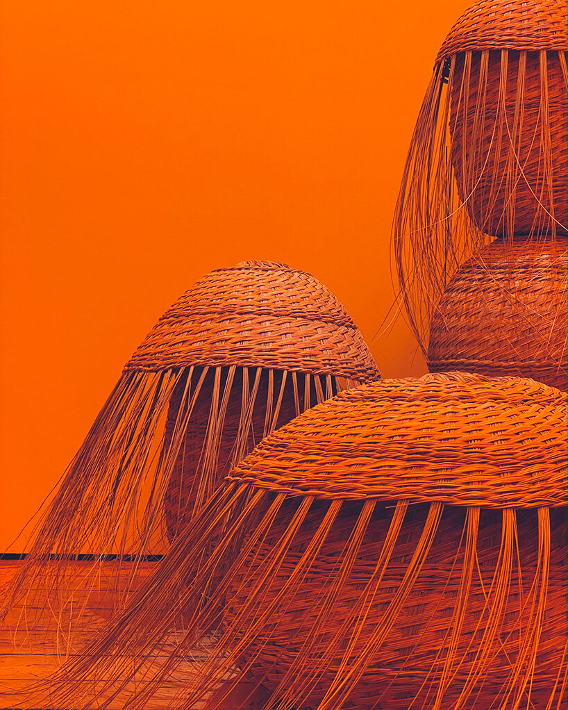 argentinian pavilion presents traditional woven installations at the london design biennale