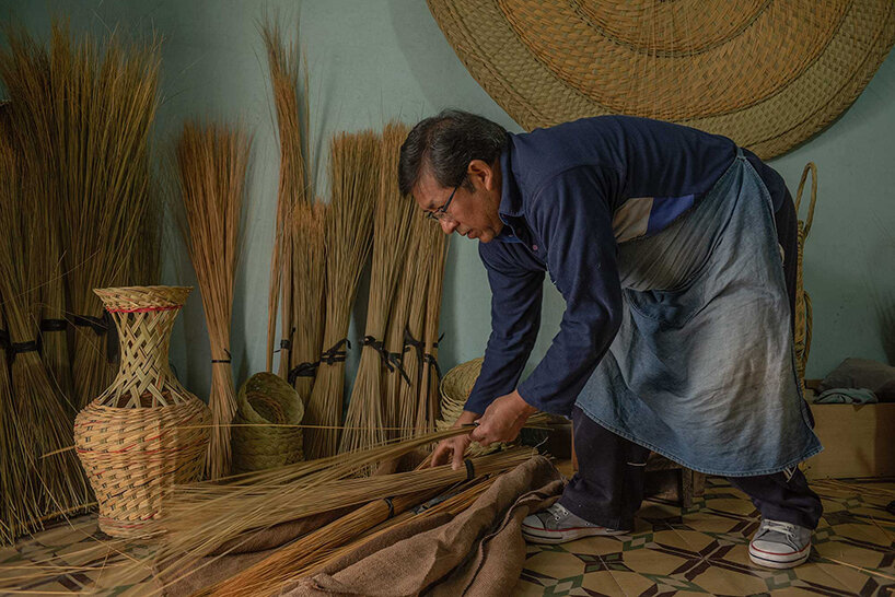 argentinian pavilion presents traditional woven installations at the london design biennale