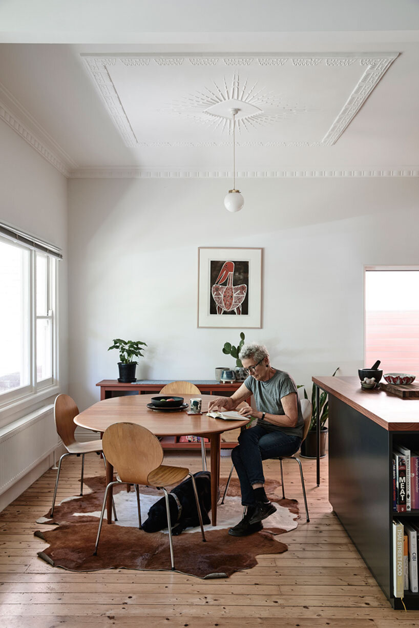 austin maynard architects' terracotta house reflects the spirit of a vegetable garden
