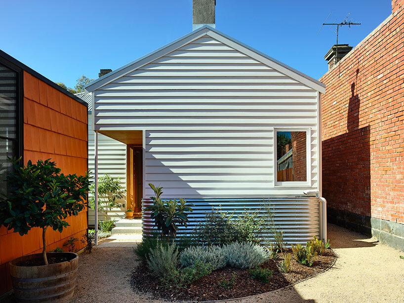 austin maynard architects' terracotta house reflects the spirit of a vegetable garden