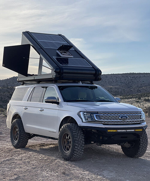 automobile camping: from collapsible A-frame tents to hard-sided carbon fiber campers