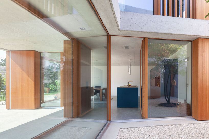 beck + oser architekten plans swiss house around an internal courtyard designboom