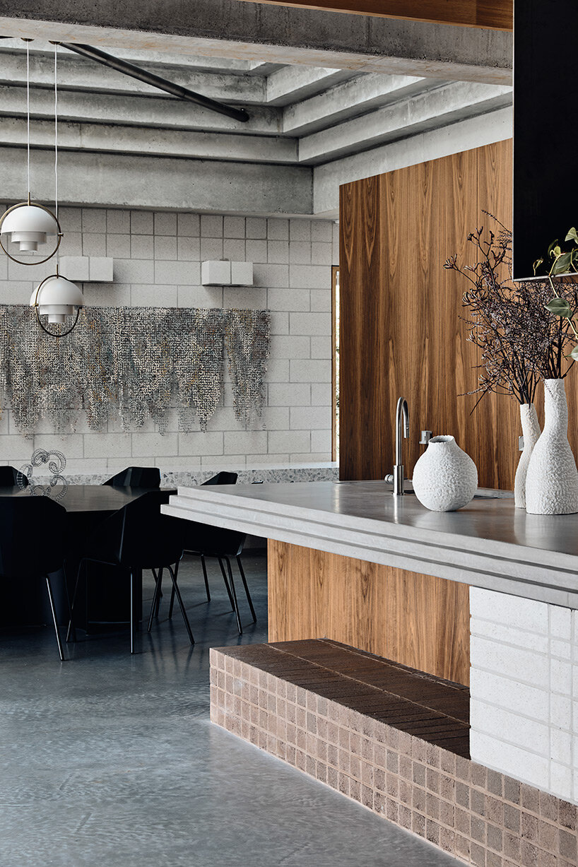 sculptural frustum roofs top beach residence by architects EAT in south australia