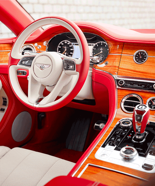 handcrafted bentley interior inspires a luxury yacht design to match
