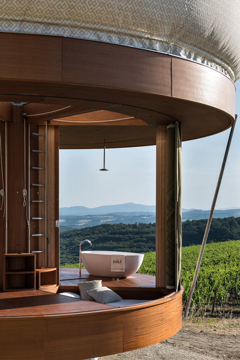 casa ojalá unveils its adaptable and transportable luxury cabin in tuscany