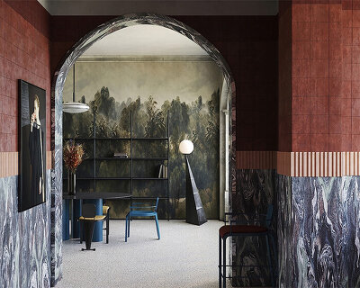 memphis aesthetics and mid-century modernism blend together in milanese apartment