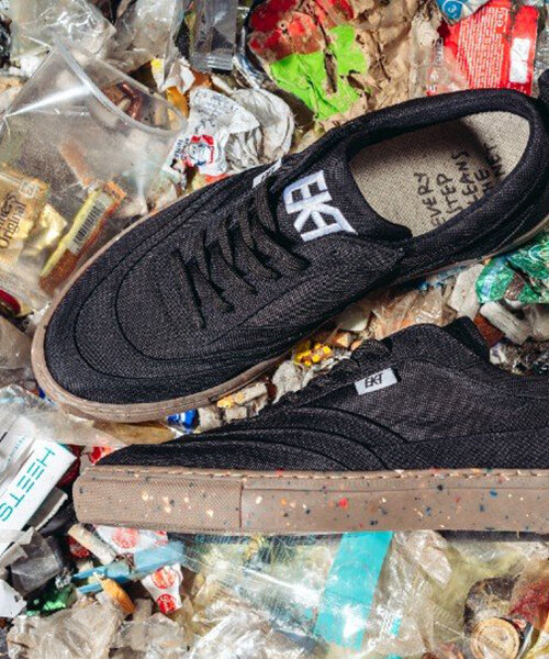 the world's most rubbish sneakers by effekt footwear are made of 90% waste
