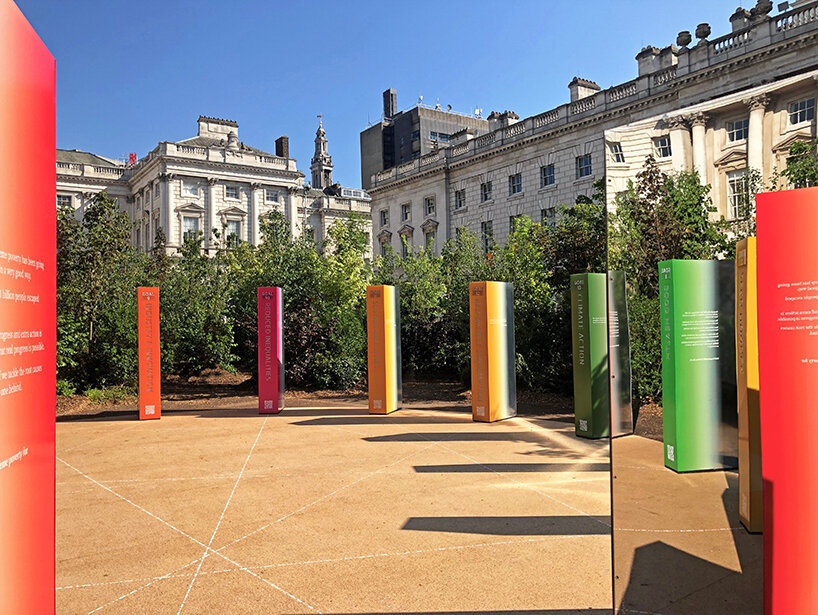 400 trees transform urban square into a 'forest for change' at london design biennale 2021