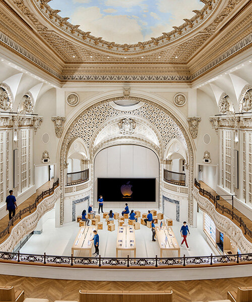 foster + partners transforms los angeles' historic tower theatre into an apple store