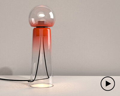 gigi is a collection of table and floor lamps that feels like summer