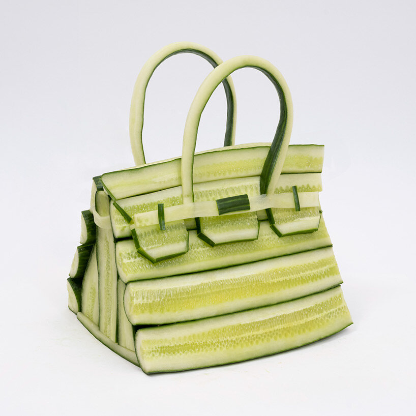 Hermès unveils birkin bag series made of vegetables