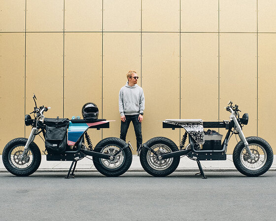 hookie co crafts custom art, ant-inspired CAKE ösa electric bike