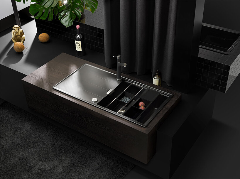 iggy pop rocks sustainable, recyclable bavarian quartz sinks with schock