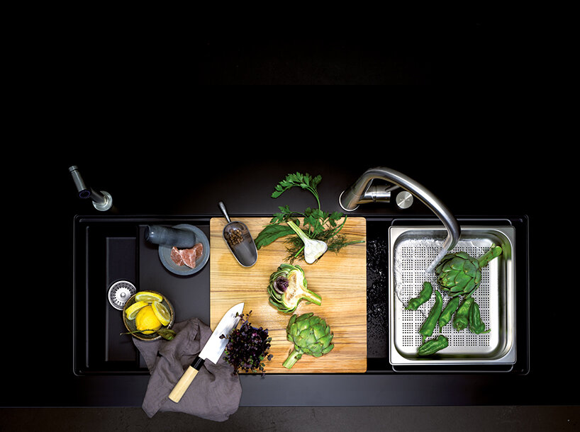 iggy pop rocks sustainable, recyclable bavarian quartz sinks with schock