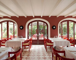 india mahdavi reinterprets ferrari's legendary cavallino trattoria in italy