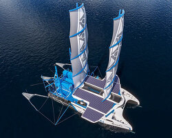 'manta': a giant sailboat on the attack of oceanic plastic pollution