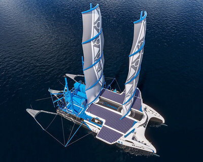'manta': a giant sailboat on the attack of oceanic plastic pollution