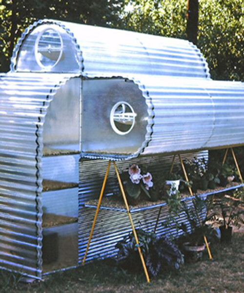 michael jantzen unveils a series of experimental greenhouses from 1972 to 1980