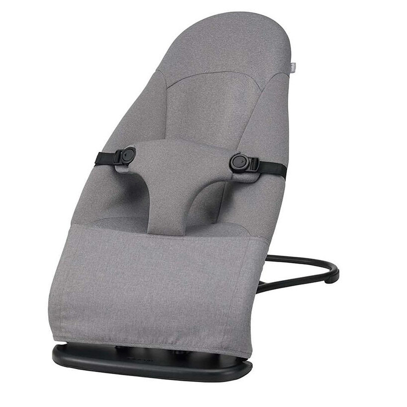 naoto fukasawa's 'wuggy' baby bouncer draws from babushka stacking doll contours