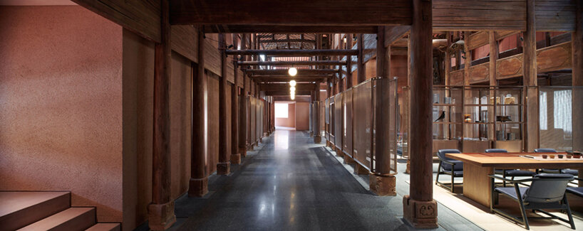 neri & hu completes fuzhou teahouse to enclose an intricate historic structure