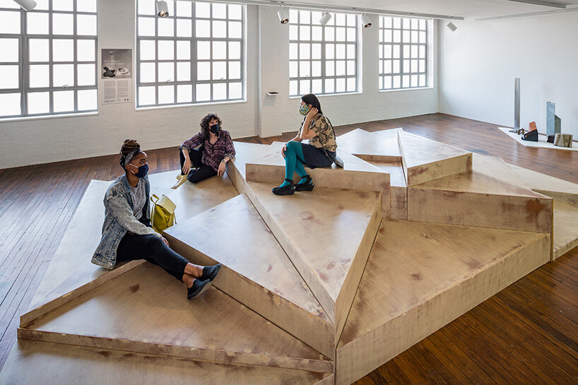 'useless architecture' exhibition at the noguchi museum explores a social purpose for sculpture