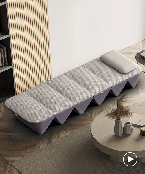 'opus' meditation bed with spatial sound + vibration technology makes self-care effortless
