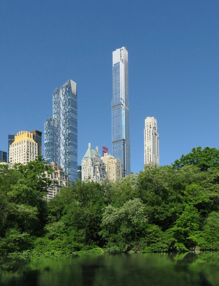 world's tallest residential building 'central park tower' nears completion