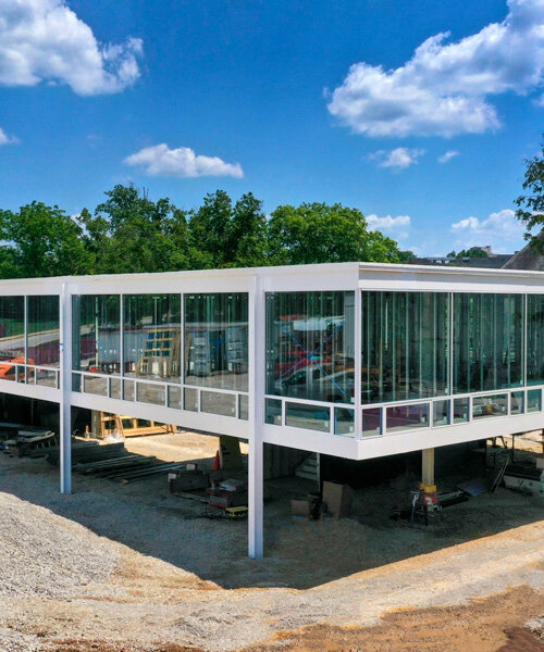 a rediscovered mies van der rohe design is being built in indiana