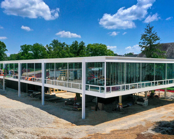 a rediscovered mies van der rohe design is being built in indiana